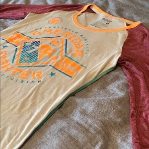 American fighter 3/4 sleeve shirt